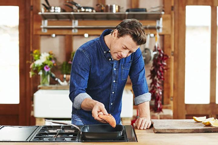 Image du produit Tefal Jamie Oliver Premium (Poêle à grillades, Fonte d'aluminium)