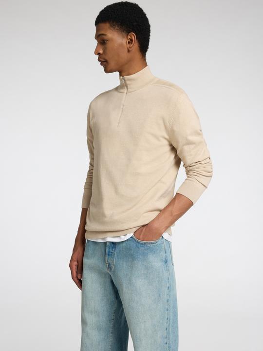 Actual product image Selected Homme Half-zip knitted jumper (XXL)