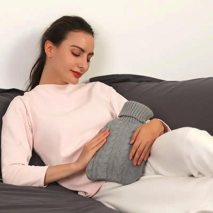 Image du produit ASMI bouillotte, bouillotte avec housse en tricot (1 l)