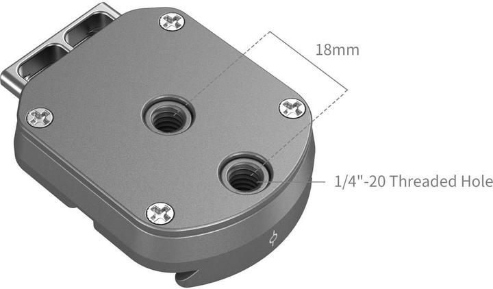 Immagine prodotto SmallRig HawkLock H38 Arca-Swiss Schnellwechselplatte (Piastra di aggancio rapido)