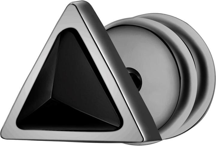 Produktbild True Rebels Herren Ohrstecker Dreieck - 36822 (Edelstahl)