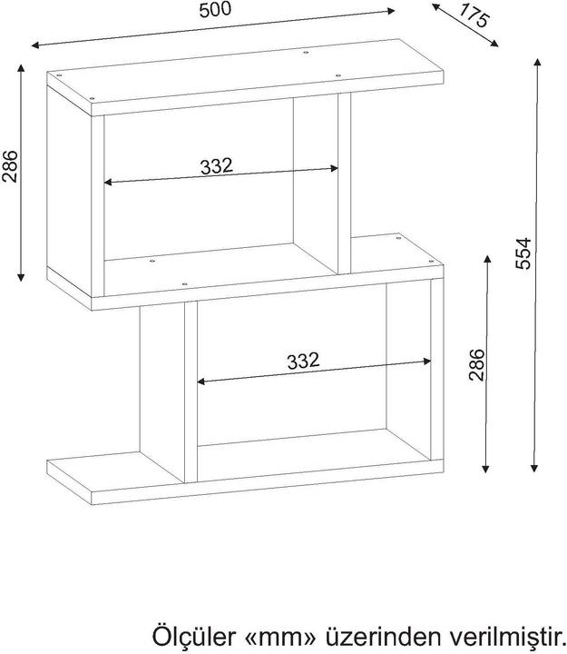 Actual product image Kalune Design Jaden (50 x 55.5 x 17.5 cm)