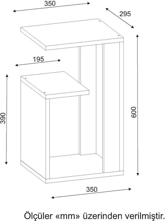 Immagine prodotto Kalune Design Heidi (35 x 60 x 29,5 cm)