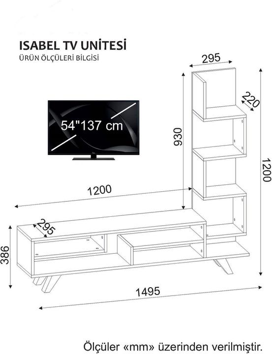 Produktbild Kalune Design Fabien (149.5 x 120 x 29.5 cm)