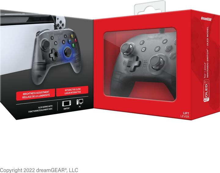 Image du produit Bionik Dreamgear, Manette filaire Shadow Pour Nintendo Switch & Oled (Switch OLED, Switch)