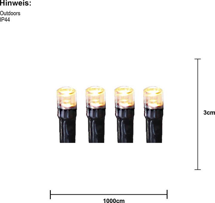 Produktbild Star Trading System Decor, Lichterkette, 1000cm (10 m)
