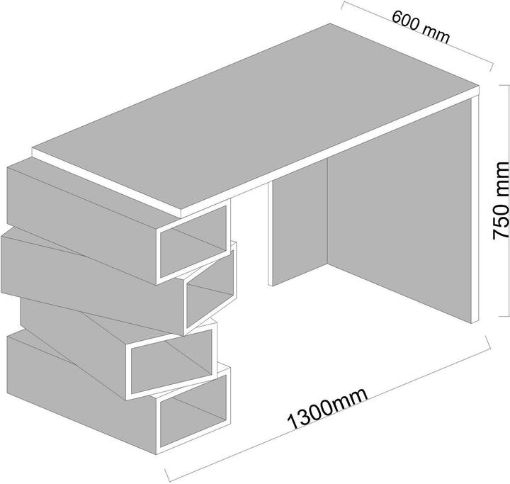 Actual product image Kalune Design Rosalia (130 x 60 x 75 cm)