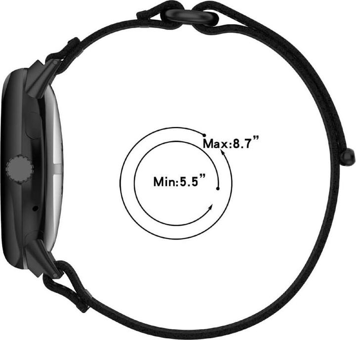 Produktbild Cover-Discount Google Pixel Watch 3 - 45mm - Nylon Stoff Band flexibel mit Klett (Nylon)