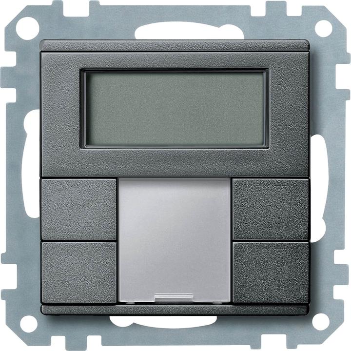 Actual product image Merten Push-button MEG6212-0414 2-gang plus anthracite