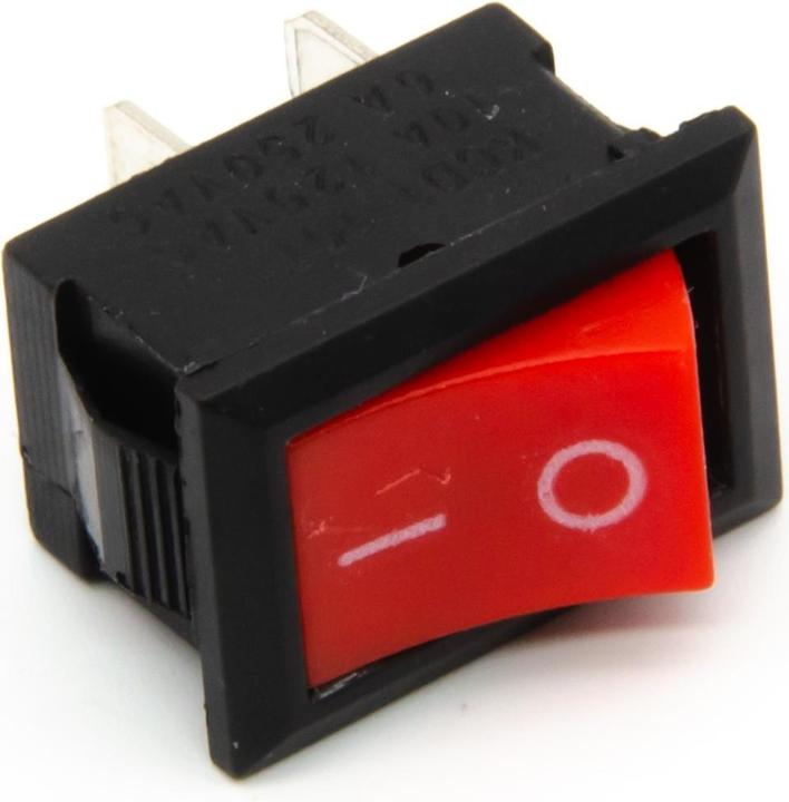 Purecrea KCD1-101 Interruttore a levetta On/Off Rosso