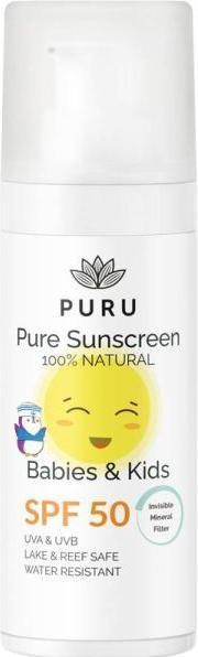 Immagine prodotto PURU Pure Sun Cream Babies&Children SPF50 50 ml (Crema solare, SPF 50, 50 ml, 95 g)