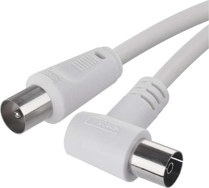 Productafbeelding Emos Antenne coaxkabel, afgeschermd 15m - haakse stekker (Antennekabel)