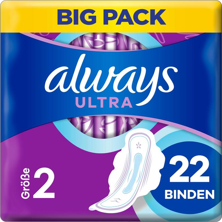 Actual product image Always Ultra Tag (22 x, Sanitary pads)