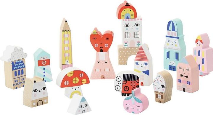 Actual product image Vilac Stack Houses, Suzy Ultman