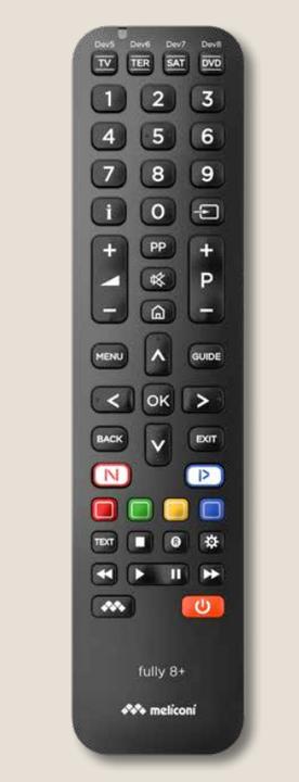 Immagine prodotto Meliconi Fully 8+ (Telecomando universale, Miracolo)