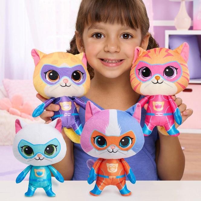 Produktbild Just Play Disney Junior SuperKitties 6.5-inch Small Plush Stuffed Animal, Bitsy, Kitten, Kids Toys f (20 cm)