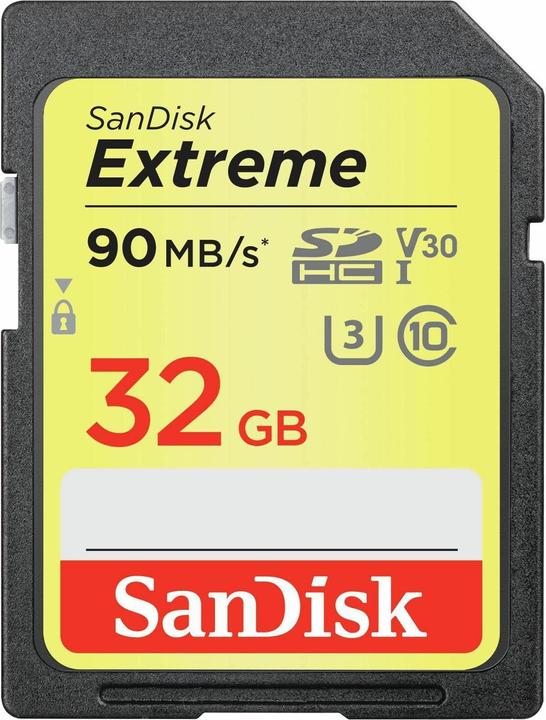 SanDisk Extreme SDHC U3 2-Pack (32 GB, SDHC, U3, UHS-I)