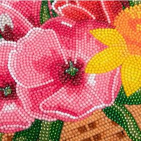 Image du produit Craft Buddy Printemps, 30x30cm Crystal Art Panier suspendu