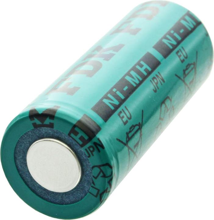 Actual product image FDK HR-4/5AU battery, 4/5A, without solder tag (1 pcs., 2150 mAh, Rechargeable battery)