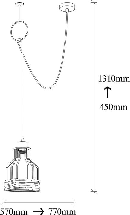Actual product image Opviq Brooke (E27)