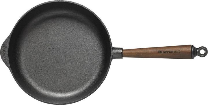 Immagine prodotto Skeppshult Padella in ghisa con manico in noce (25 cm, Pirofila + casseruola, Ghisa)