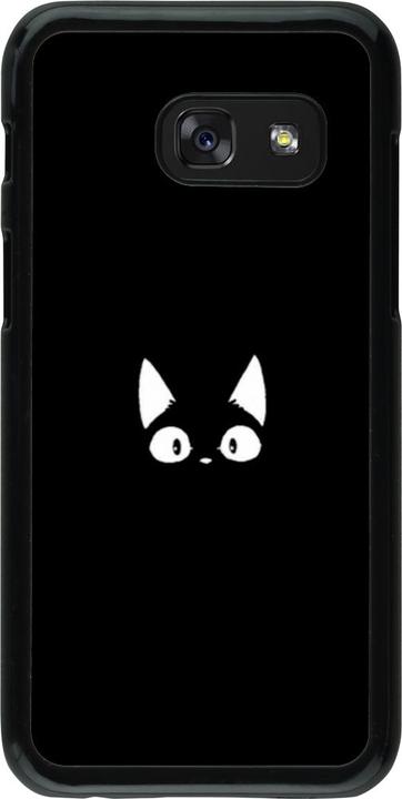 Produktbild PhoneLook Hülle Funny cat on black (Samsung Galaxy A3 (2017))