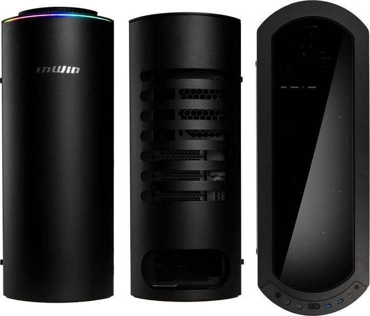 Produktbild In Win Gehäuse||915|Tower|Nicht im Glauben enthalten|ATX|EATX|MicroATX|MiniITX|Farbe Schwarz|915BLACK (ATX, mATX, Mini-ITX, E-ATX)