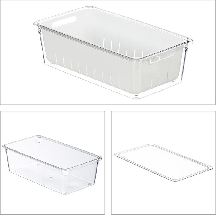 Actual product image Relaxdays fridge organiser
