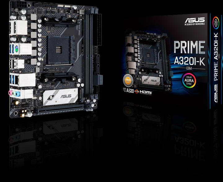 Produktbild ASUS PRIME A320I-K (AM4, AMD A320, Mini-ITX)