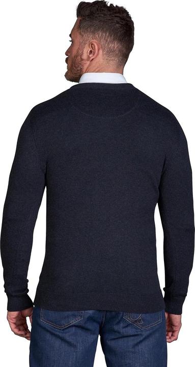 Actual product image Raging Bull Mens Classic Knitted Cashmere Blend V Neck Jumper (6XL)