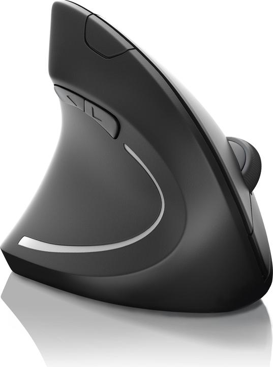 Produktbild CSL ergonomische Maus, Funk, optische Funk Linkshänder Vertikal Mouse, gegen Mausarm/Tennisarm (Kabellos)