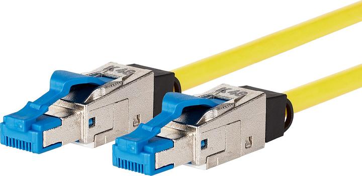 Metz Connect Patchkabel 40G AWG 26 0,5 m gelb (S/FTP, CAT8.1, 0.50 m)