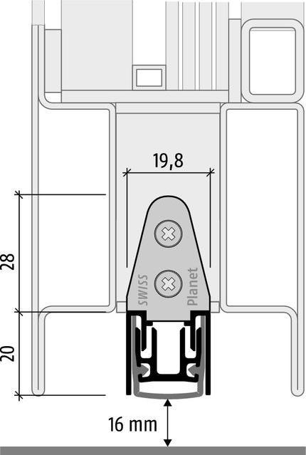 Image du produit Planet Joints d'abaissement de porte MF