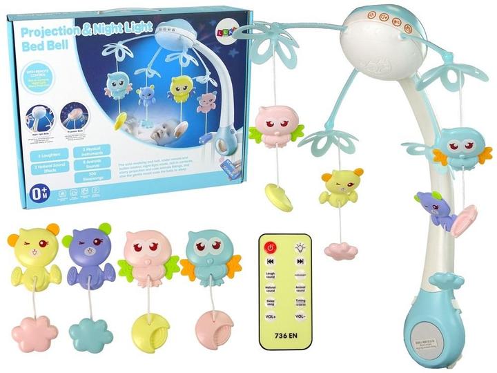 Immagine prodotto Lean Toys Blaues Krippenkarussell