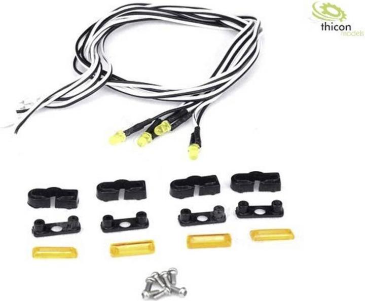 Produktbild Thicon Models 1:14 Seitenbegrenzungsleuchten mit LED 2V 12m A 4 Stück