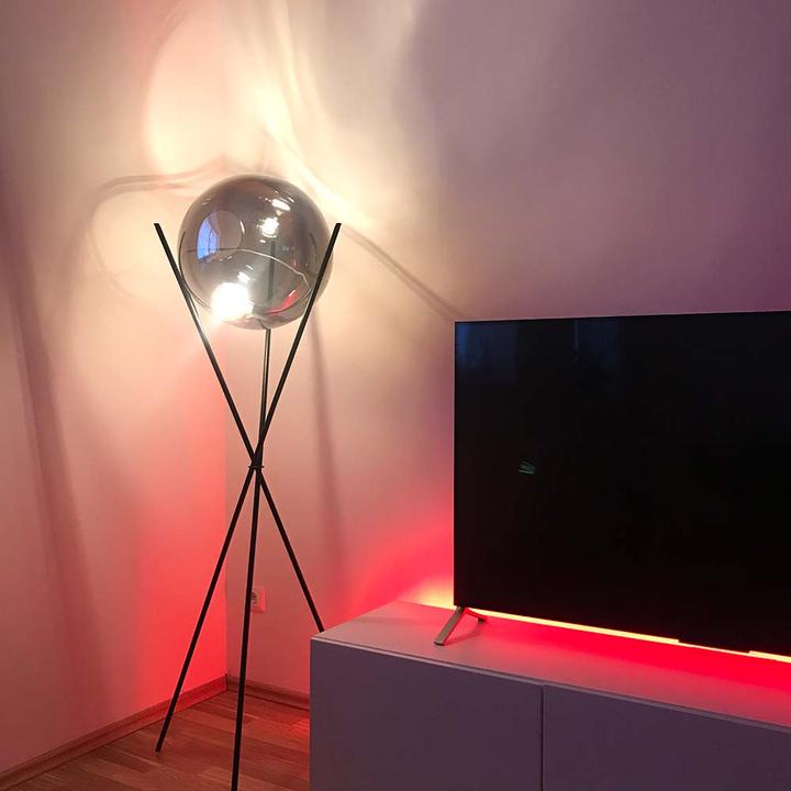 Immagine prodotto s.luce Lampada da terra in vetro Sphere 40cm (E27)