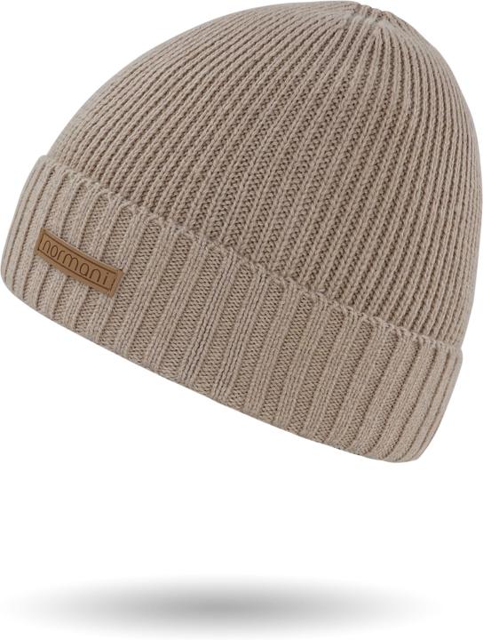 Produktbild Normani Winterset aus Merinowolle Schal und Mütze glatt Yuma - 9115