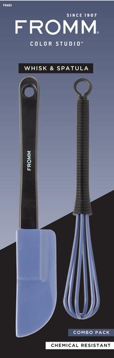 Actual product image Fromm Color Mixer & Spatula Black/Blue 2 pcs.