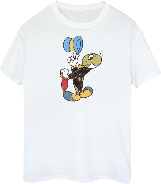 Actual product image Disney Womens/Ladies Pinocchio Jiminy Cricket Cotton T-Shirt (L)