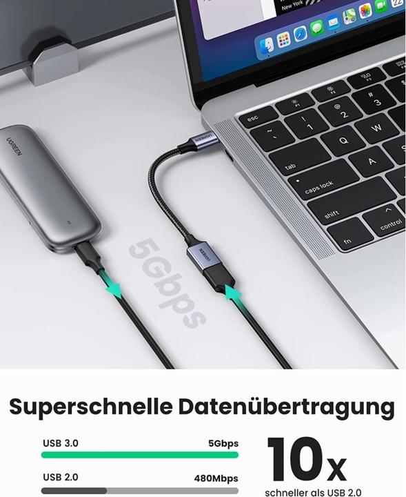 Produktbild Ugreen USB Typ-C zu (0.15 m, USB 3.0)