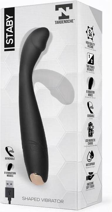 Actual product image Tardenoche Staby Silicone Vibe Flexible Bendable