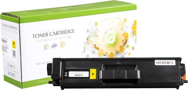 Actual product image STATIC Toner cartridge compatible with Konica Minolta A33K230/TN-321Y remanufactured 25.000 p (Y)