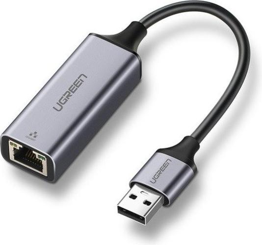 Ugreen Adattatore esterno Gigabit Ethernet USB 3.0 (grigio) (USB, RJ45 (1x))