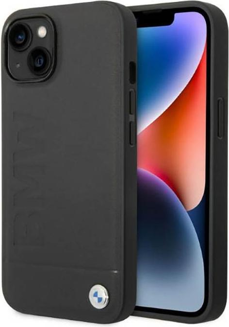 Produktbild BMW Etui BMHMP14MSLLBK iPhone 14 Plus 6,7" czarny/black hardcase Signature Logo Imprint Magsafe (Apple iPhone 14 Plus)