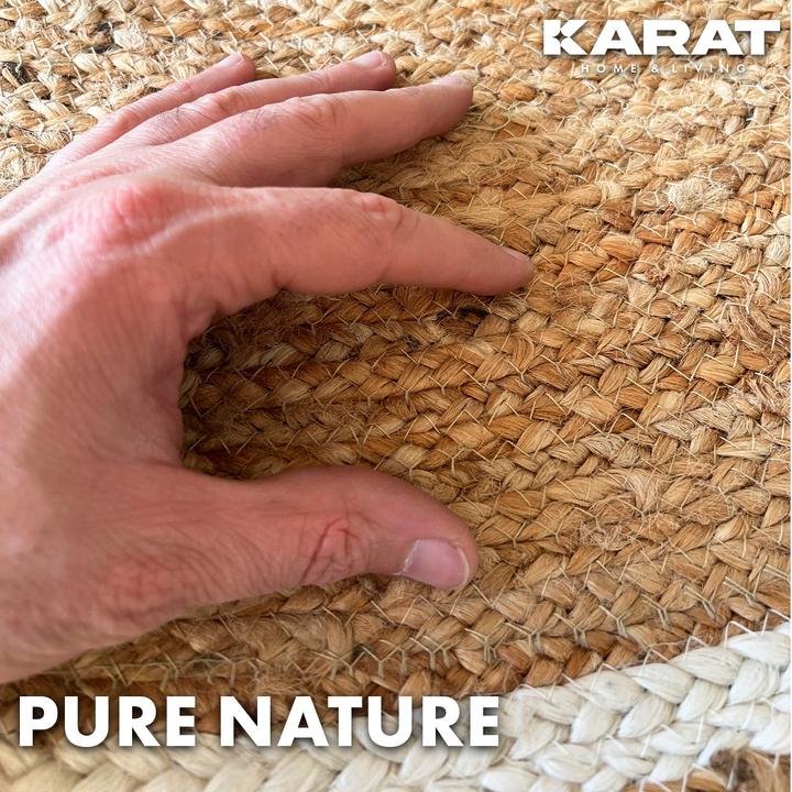 Actual product image Karat Jute-Teppich (120 x 120 cm)