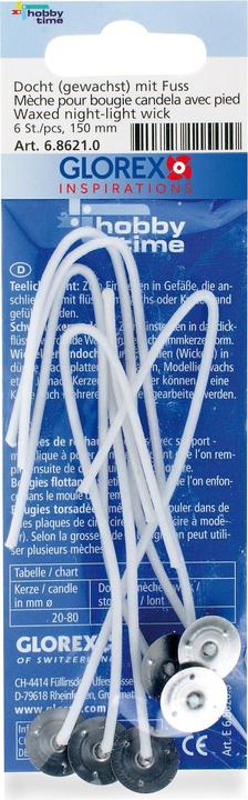 Glorex Docht gewachst