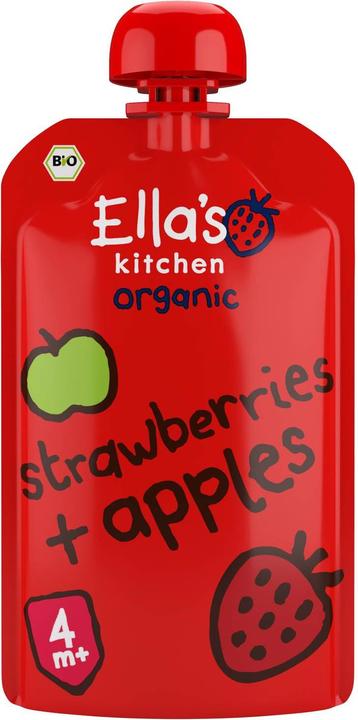 Actual product image Ella's kitchen Strawberries, apples 120 g (120 g)