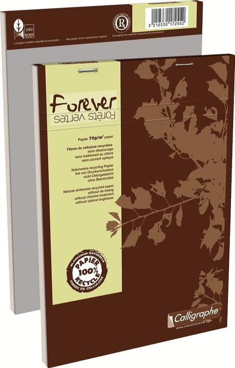 Actual product image Calligaphe Forever papier recyclé (A5, Checked, Hardcover)