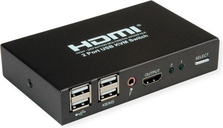 Actual product image Roline KVM switches manual