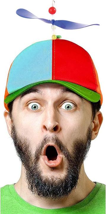Image du produit Bristol Novelty Casquette de clown d'hélicoptère